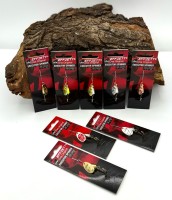 DAM Effzett Executor Spinner 3g Silber Gold Kupfer Reflex Fireshark Blacky Red ABVERKAUF