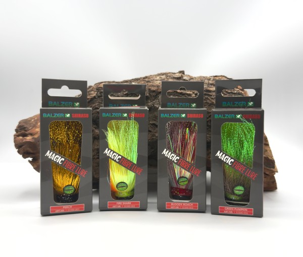 Balzer Shirasu Magic Fibre Lure 10cm 22g Slow Sinking Mouse Mauskopf 4 Farben