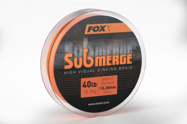 Fox Submerge High Visual Sinking Braid 0,16mm 0,20mm 300m