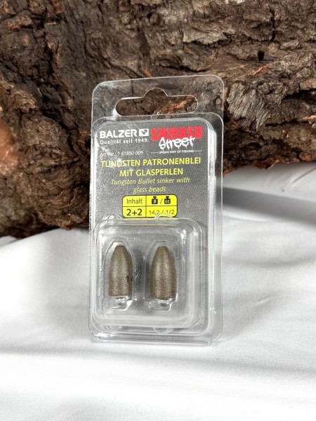 Balzer Shirasu Street Tungsten Patronenblei + 2 Glasperlen 3,5g-14,2g