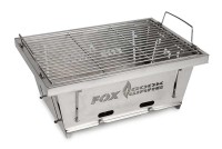 Fox Cookware Foldable BBQ Faltbarer Edelstahl-Holzkohlegrill 34x23 cm