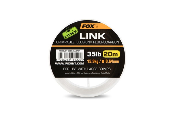 Fox Edges Link Illusion Fluorocarbon 35lb / 0,64mm 20m