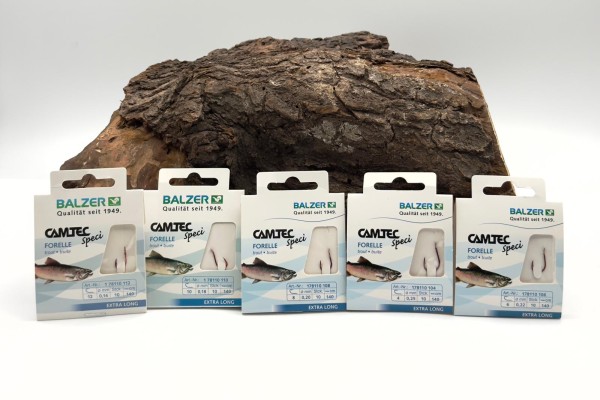 Balzer Camtec Speci Forelle/Sbiro Rot 140cm Gr. 4 6 8 10 12