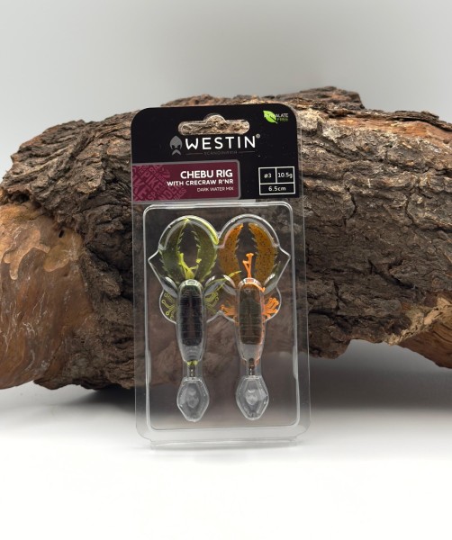 Westin Chebu Rig CreCraw R’N R 6,5cm 10,5g Dark Water & Clear Water Mix