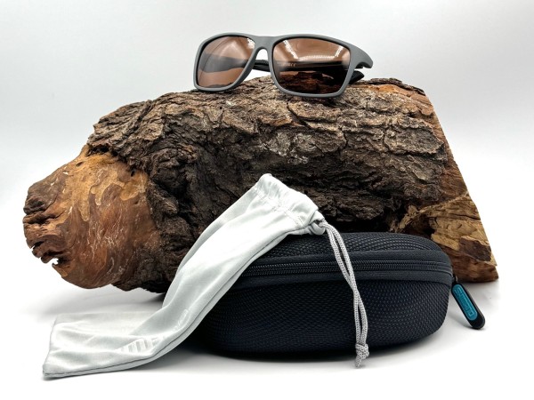 Shimano Eyewear Matte Dark Grey & Copper Polarisationsbrille Polbrille