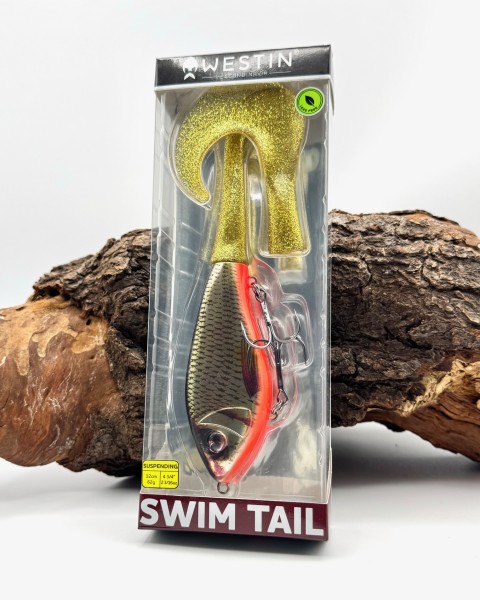 Westin Swim Tail Hybrid 12cm 62g Suspending 2 Tails 8 Farben