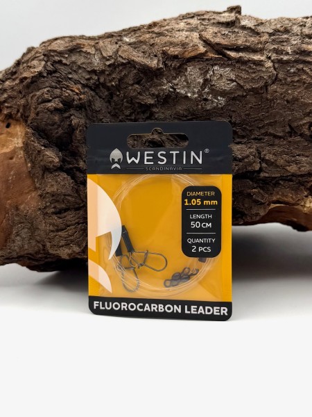 Westin Fluorocarbon Leader Vorfach Wirbeltonne & Snap