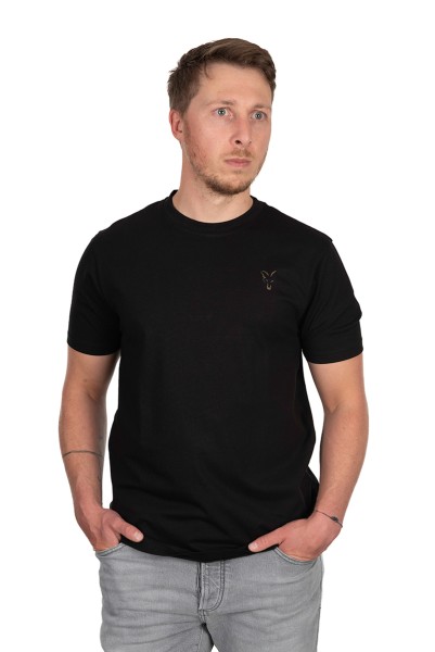 Fox Large Print T-Shirt Black Größe S M L XL XXL XXXL