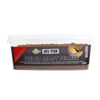 Dynamite Baits Big Fish Feeder Ready Pellets Strawberry 1,2kg Pelletmischung