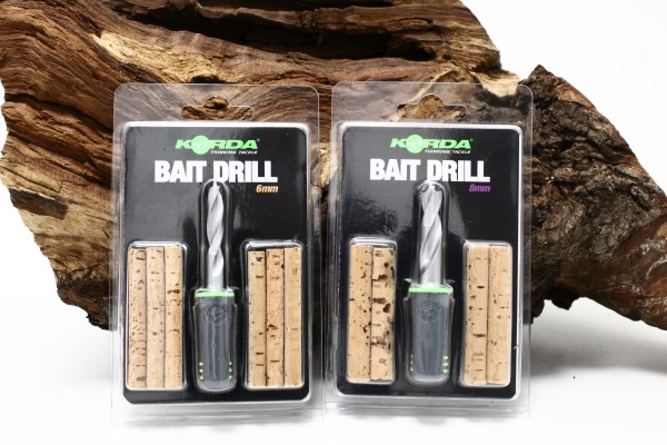 Korda Bait Drill 6mm 8mm inkl. Kork Sticks