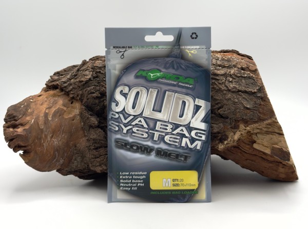 Korda Solidz Slow Melt PVA Bags M