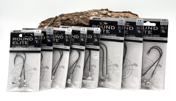 BKK Round Elite Stinger Eye Bait Keeper Gr. 8/0 10/0 12/0 - 5g 10g 15g 20g