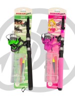 Balzer Shirasu Rookie Combo Bambini Fishing Queen Tele Angelset Kinder 2,10m
