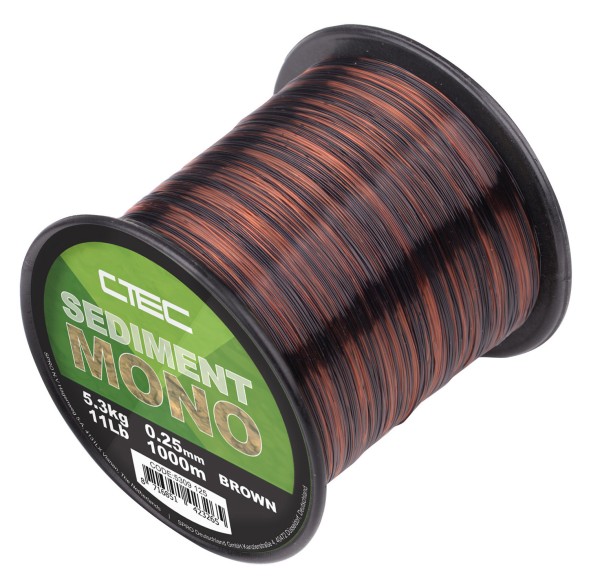 Spro C-Tec Sediment Mono Brown 0,30mm 7,6kg Nylonschnur 10m