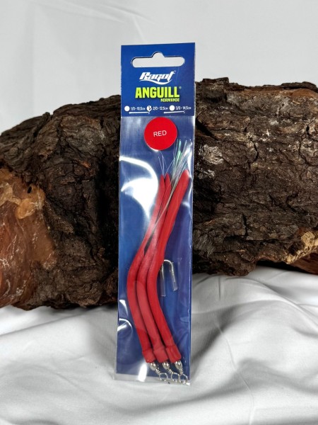Ragot ANGUILL Rot 1/0 2/0 3/0 Gummi-Makk