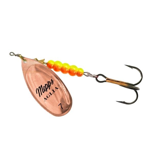 Mepps Aglia Gr. 7 31g Hechtspinner Gold & Kupfer