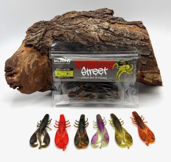 Balzer Shirasu Street Perch Lobster 8cm Krebsimitat 6 Farben