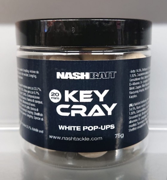 Nash Key Cray Pop Ups Pink Yellow White 12mm 15mm 20mm ABVERKAUF