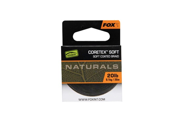 Fox EDGES Naturals Coretex Soft 20lb 9,1kg 20m