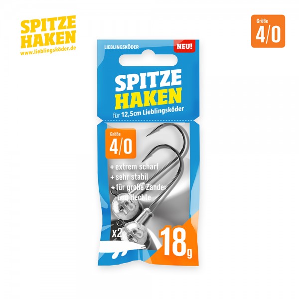 Lieblingsköder Spitze Haken Größe 4/0 4g 5g 6g 8g 10g 12g 14g 16g 18g 20g 24g & Mixpaket