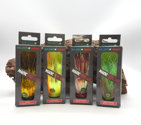 Balzer Shirasu Magic Fibre Lure 12cm 32g Slow Sinking Mouse Mauskopf 4 Farben