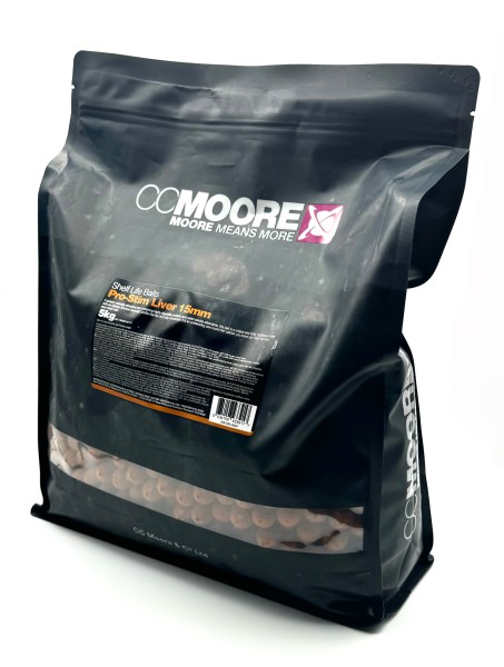CCmoore Pro-Stim Liver Boilies 5kg 15mm Shelf Life Baits