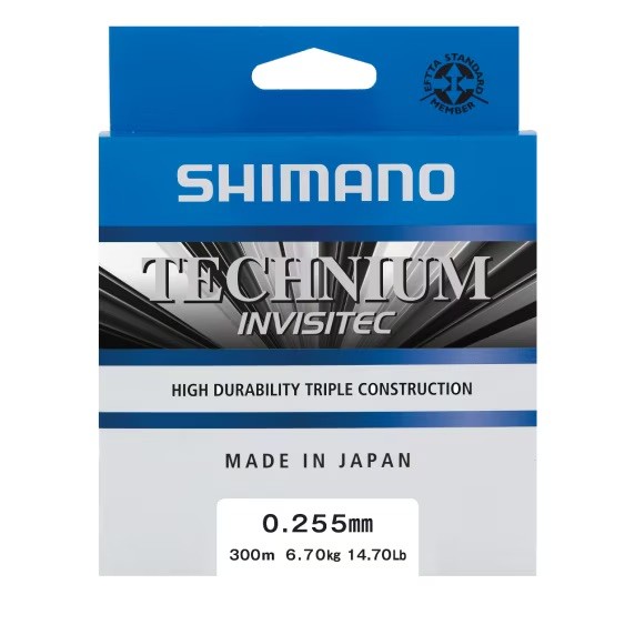 Shimano Technium Invisitec A Mono 300m Dehnungsarme Monoschnur 5 Größen