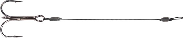 Balzer Shirasu 7x7 Hecht Stinger Rig Stahlvorfach 13 kg 7,5cm 9cm 3Stück