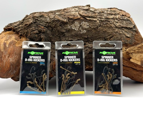 Korda Spinner D-Rig Kickers Green/Brown S, M & L