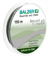 Balzer Iron Line 8x Green 150m 0,18mm Balzer Iron Line 8x Green 150m 0,18mm