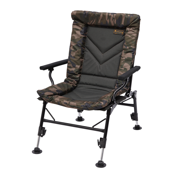 Prologic Avenger Comfort Camo Chair W/Armrests & Cover bis 140kg