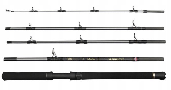 PENN Regiment IV Boat Travel 7'4'' 2,24 Meter 30-50lb 200-600g 4-teilig Reise Pilkrute Gimbal