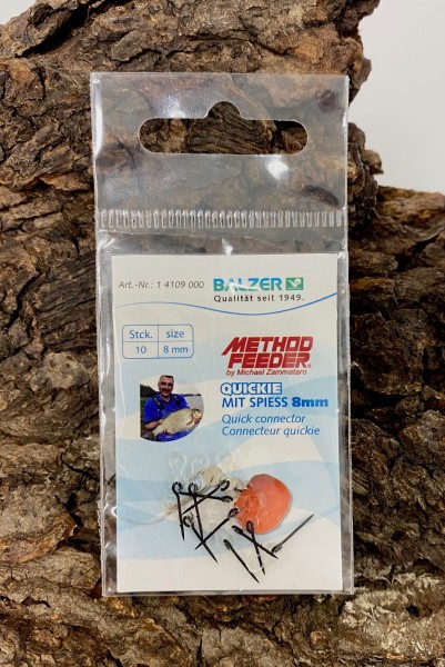 Balzer Method Feeder Quickie Spiess 8mm Stick mit Quick Connector ABVERKAUF