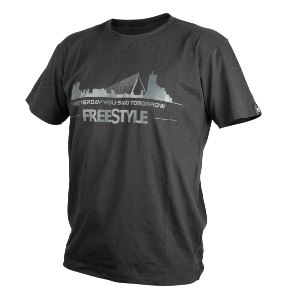 Spro Freestyle T-Shirt Black Gr S M L XL XXL 2XL T Shirt Schwarz 100% Baumwolle 