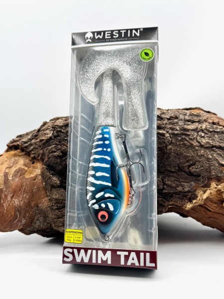 Westin Swim Tail Hybrid 12cm 62g Suspending 2 Tails 8 Farben