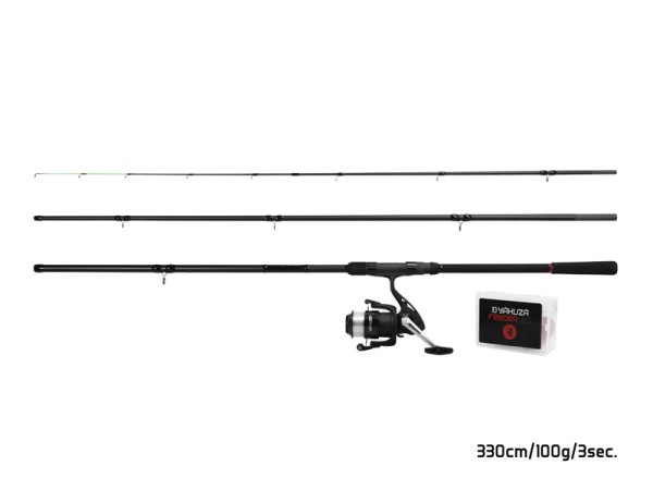 Delphin YAKUZA Feeder Set 300 & 330 Komplettes Angelset