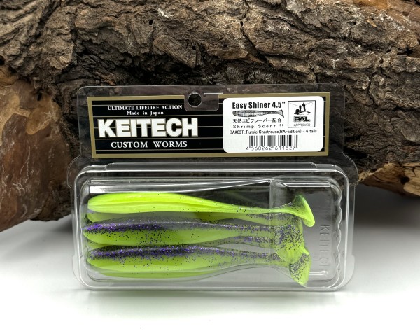 Keitech 4,5" Easy Shiner Barsch-Alarm Farben 11,3cm