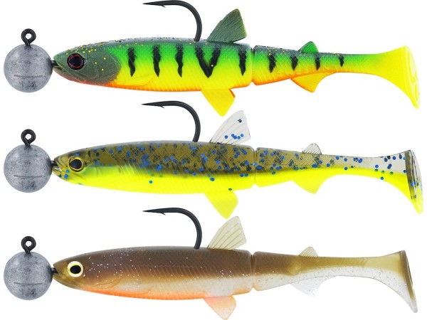Westin Hypoteez Shadtail R 'N R 6,5cm 3g Jighead #4/0 Clear Water Dark Water Mix