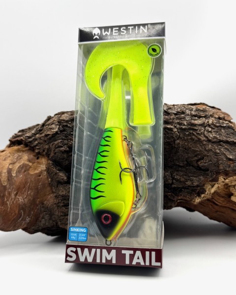 Westin Swim Tail Hybrid 12cm 68g Sinking 2 Tails 8 Farben