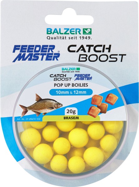 Balzer Catch Boost Method Feeder Pop Ups Boilies 10mm & 12mm
