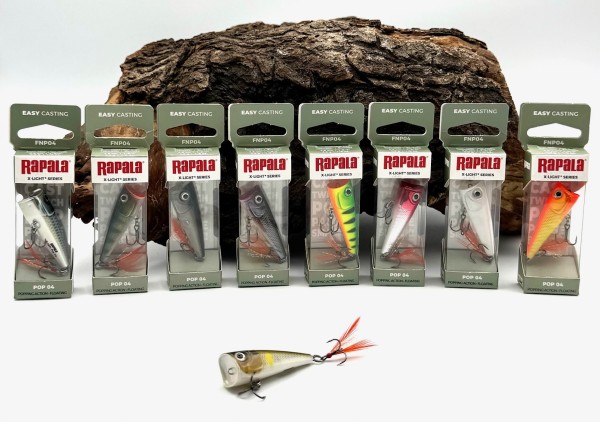 Rapala X Light Pop 04 FNP04 Popper 4,5g 4,5cm 12 Farben