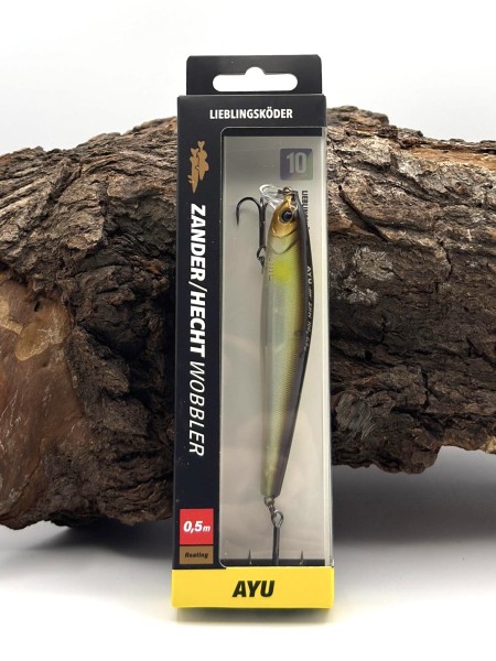 Lieblingsköder Zander/Hecht-Wobbler 10cm 15,0g 0,5m Tauchtiefe Floating 16 Farben