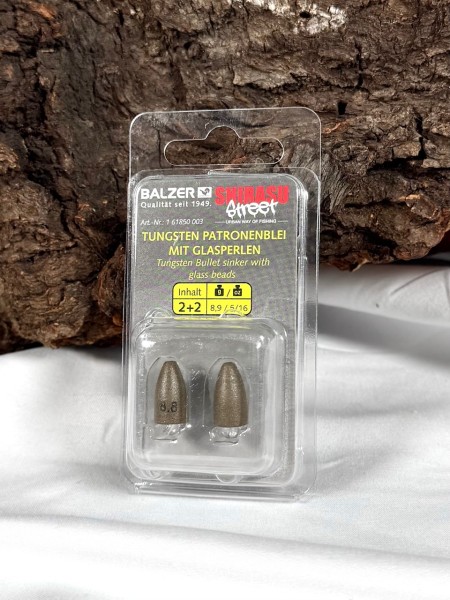 Balzer Shirasu Street Tungsten Patronenblei + 2 Glasperlen 3,5g-14,2g