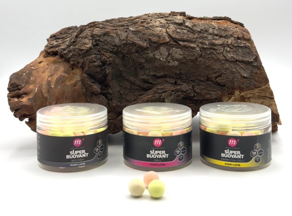 Mainline Super Buoyant Pop-Ups 13mm Pink Gelb Weiß 150ml Dose