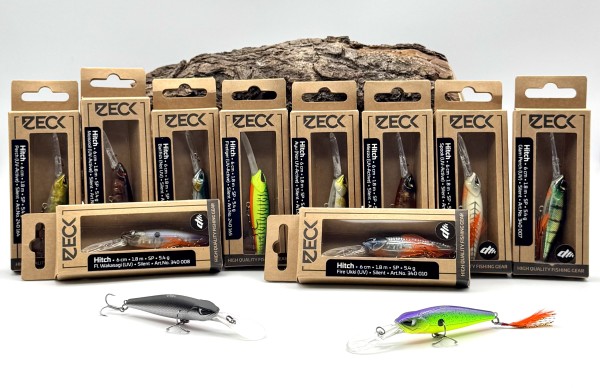 Zeck Hitch 6,0cm Twitchbait 5,4g 1,8m Lauftiefe 6 Farben + 6 BA Edition