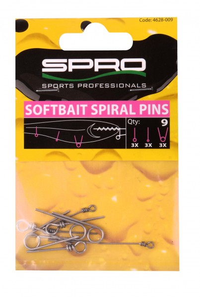 Spro Predator Softbait Pin Assorti 3x3 Sorten