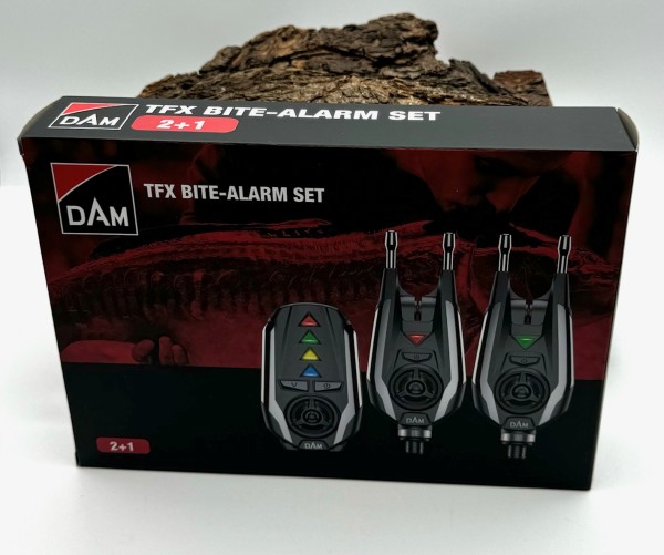 DAM TFX Bite Alarm Set 2+1 3+1 und 4+1 Bissanzeiger Set Grün Rot Gelb Blau