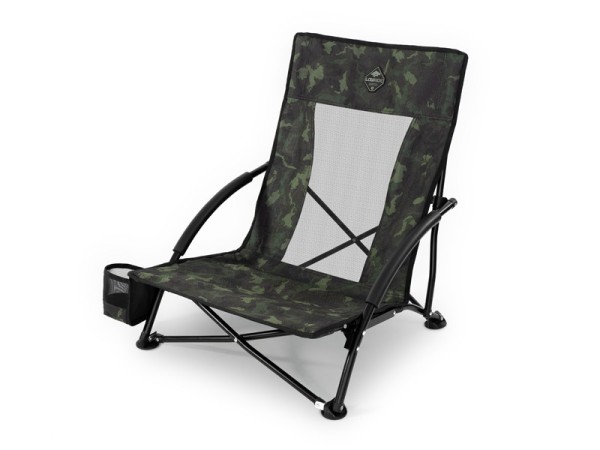 Delphin LOWRIDE Banx Sessel – Camouflage-Karpfenstuhl 52x40x58 cm