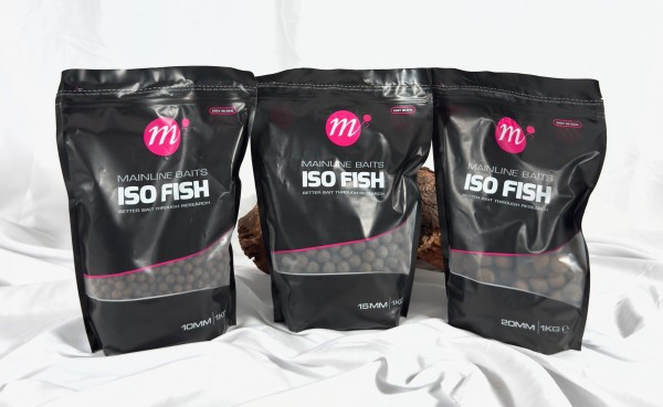 Mainline ISO Fish Boilies 10mm 15mm 20mm 1kg