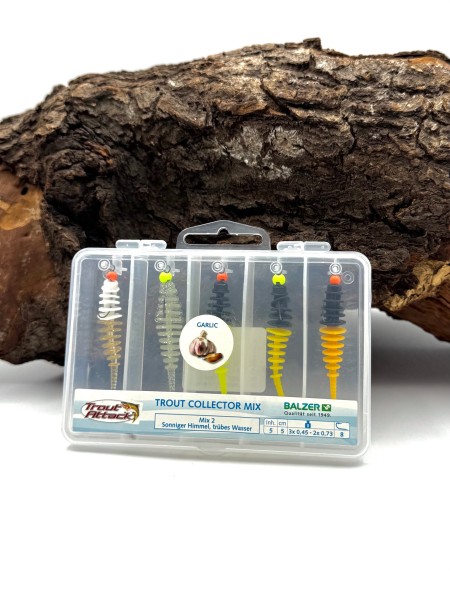 Balzer Trout Attack Trout Mega Mix Tungstenhaken Knoblauch 5cm